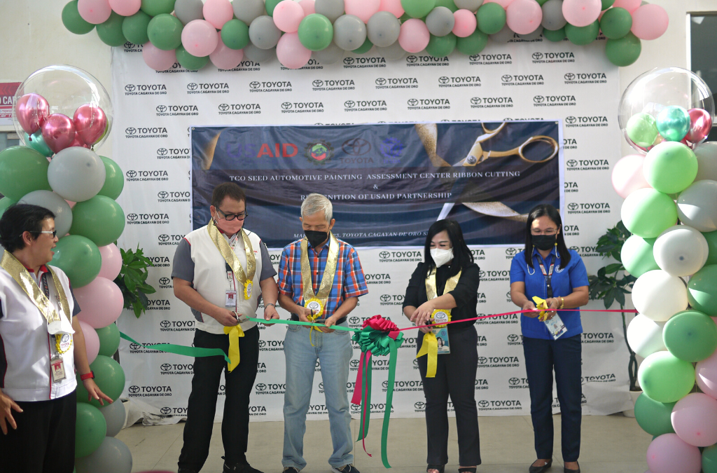 TCO SEED Automotive Painting Assessment Center Ribbon Cutting & Recognition of USAID Partnership