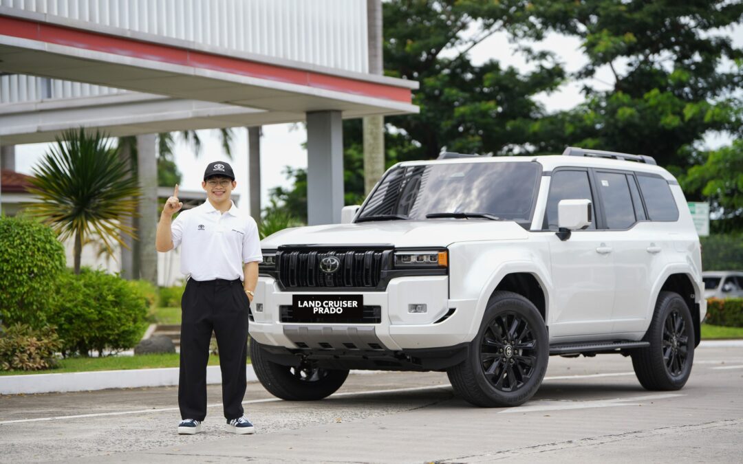 Toyota Gifts Olympic Champion Carlos Yulo a New Land Cruiser Prado