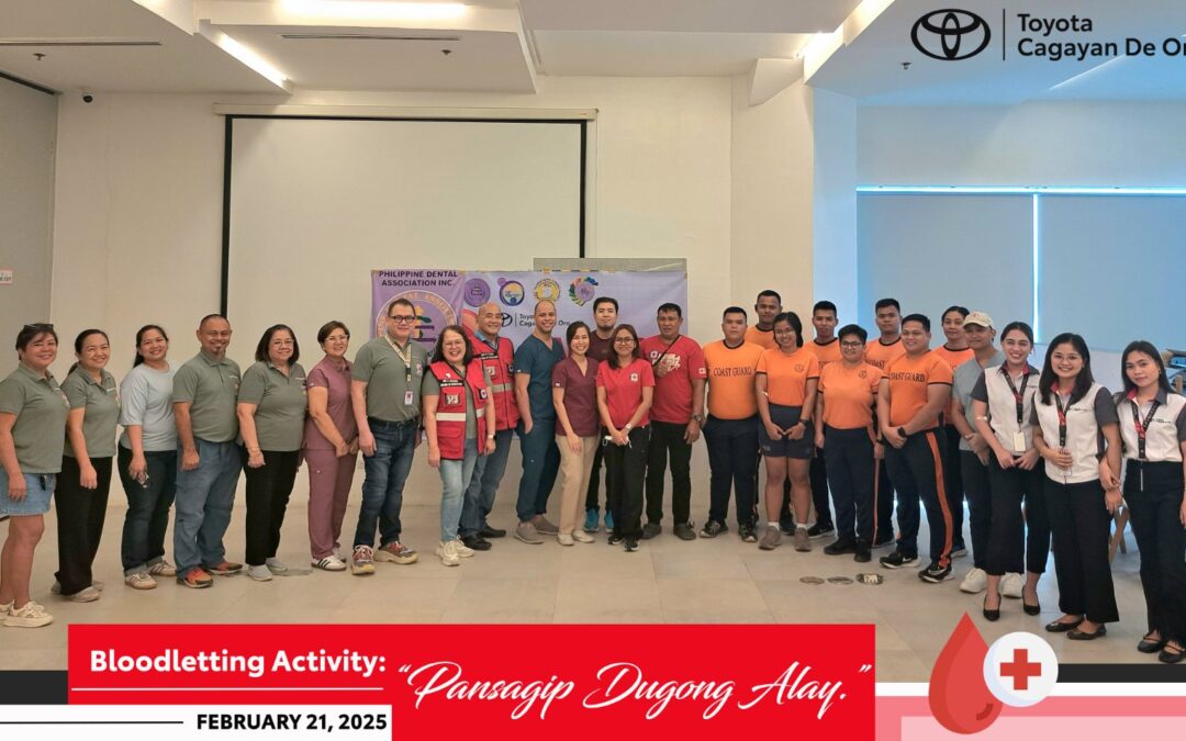 Toyota CDO Hosts Bloodletting Drive to Save Lives Today!