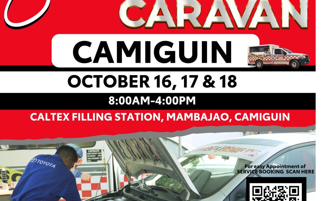 Service Caravan in Mambajao, Camiguin on Oct. 16-18, 2025