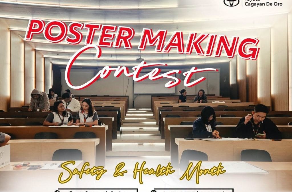 Toyota CDO Holds Poster Making Contest for Safety and Health Month